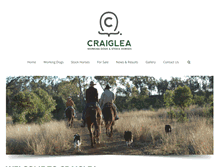 Tablet Screenshot of craiglea.com.au